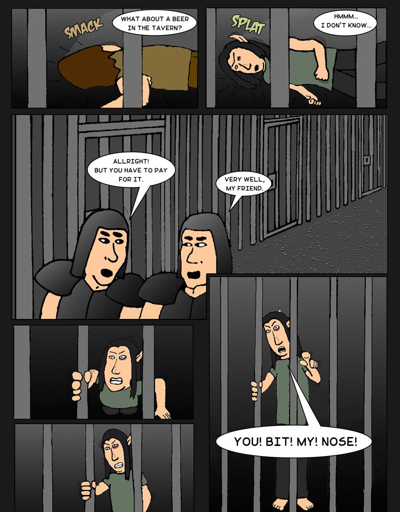 Tales From Somewhere - The Legend - Episode 11, Page 1: Nose problems